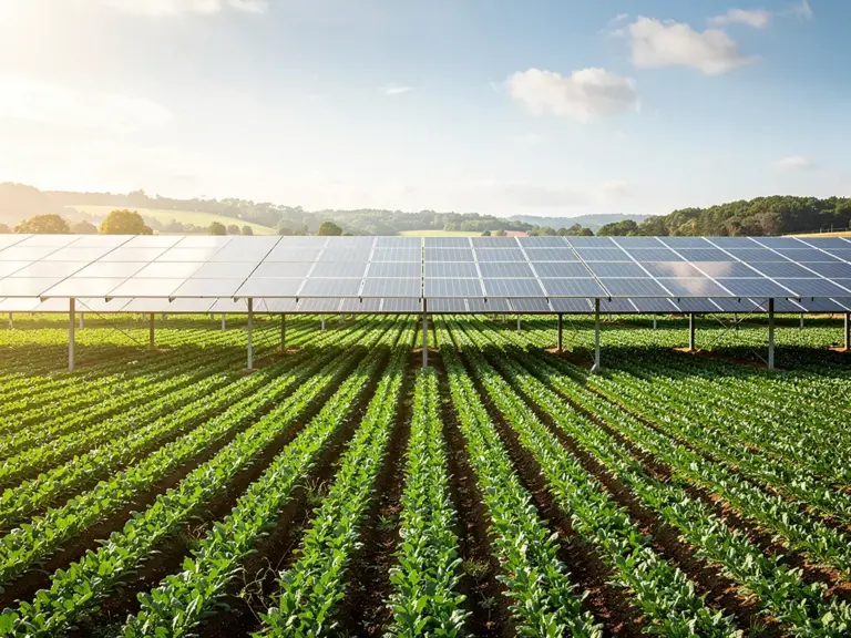Die Zukunft der Agri-Photovoltaik: Chancen für Landwirte und Umwelt Agri-Photovoltaik: Innovative Technik zur Kombination von Landwirtschaft und Solarenergie