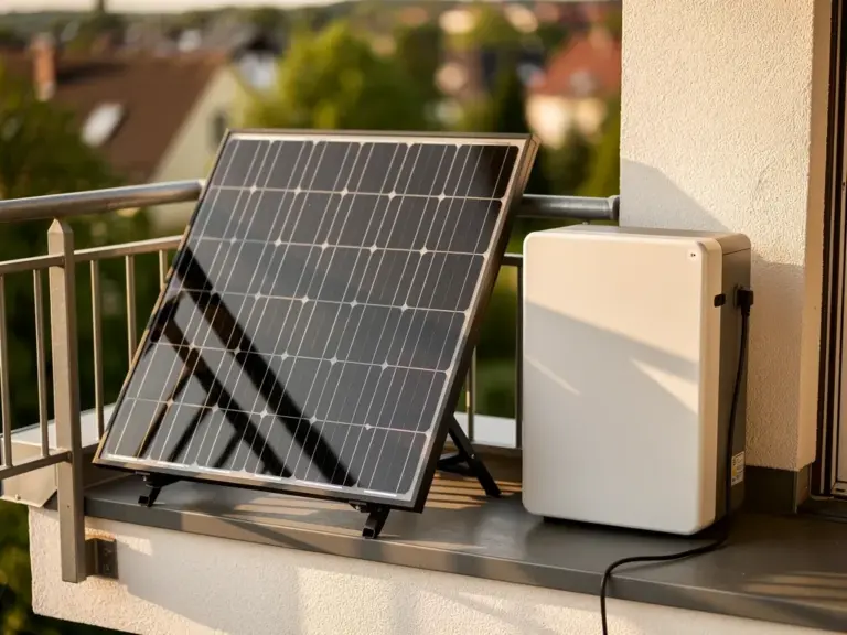Balkonkraftwerke mit Speicher: Energieautarkie für jedes Zuhause Balkonkraftwerke mit Speicher für effiziente Energieautarkie und nachhaltige Stromnutzung