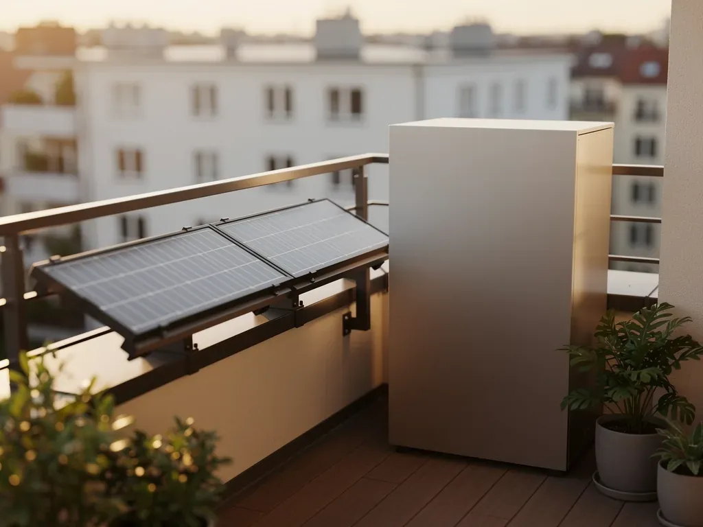 Balkonkraftwerke mit Speicher nutzen Solarenergie effizient für den Eigenverbrauch