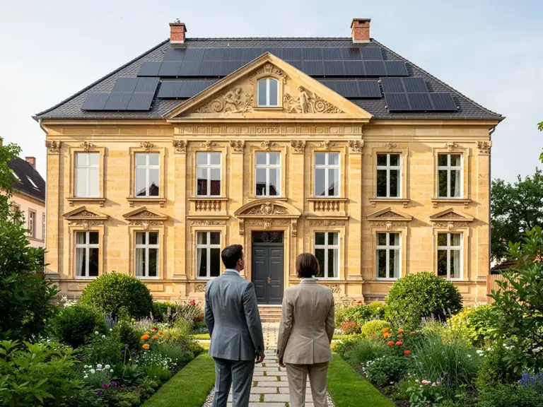 Denkmalschutz und Photovoltaik: Genehmigung für Solaranlagen auf historischen Gebäuden