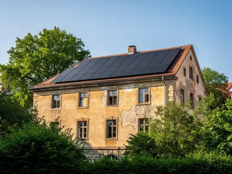 PV-Anlage auf denkmalgeschütztem Gebäude unter Berücksichtigung der Genehmigungsvoraussetzungen