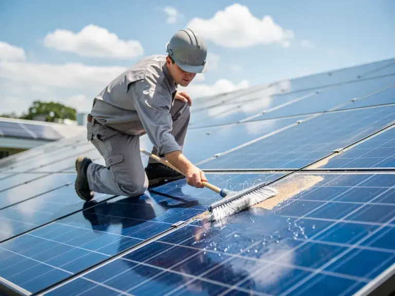 Manuelle versus automatische Reinigung: Was ist besser für PV-Anlagen? Vergleich der manuellen und automatischen Reinigung von PV-Anlagen für optimale Energieeffizienz