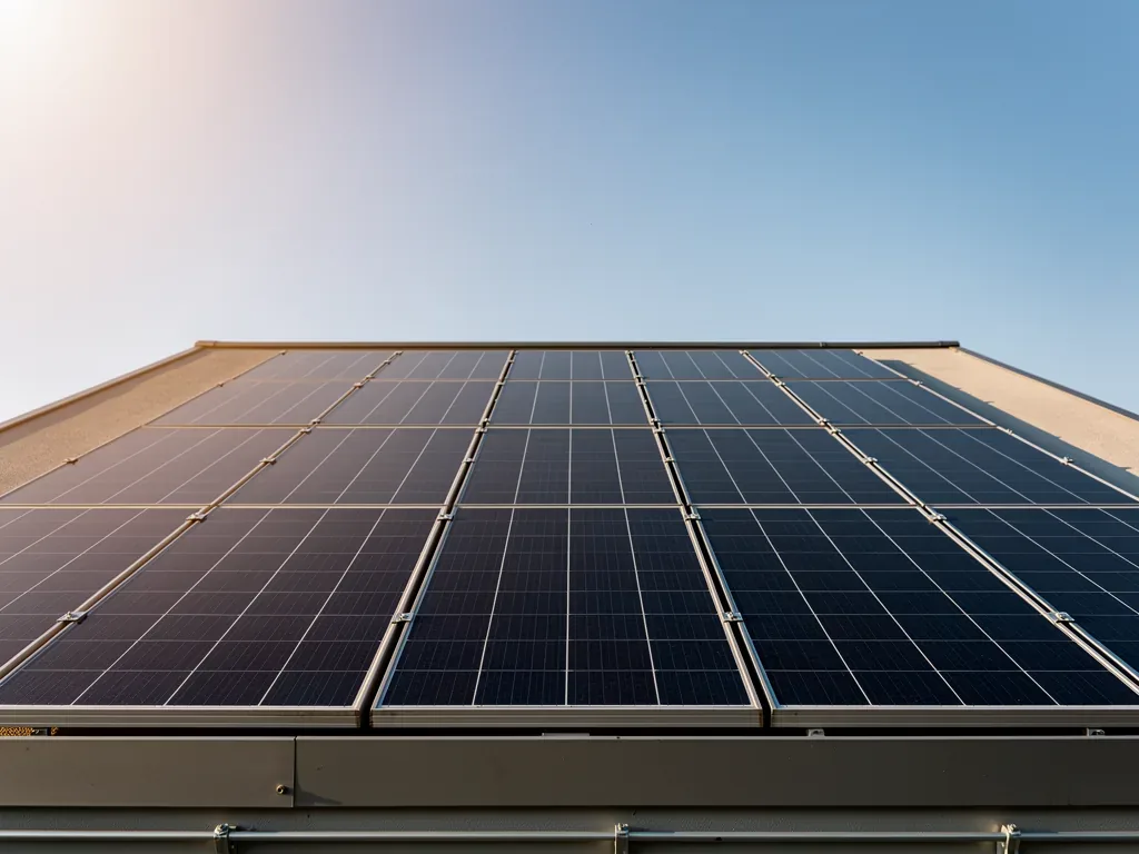 Solaranlage Definition: Umwandlung von Sonnenlicht in elektrische Energie für nachhaltige Nutzung