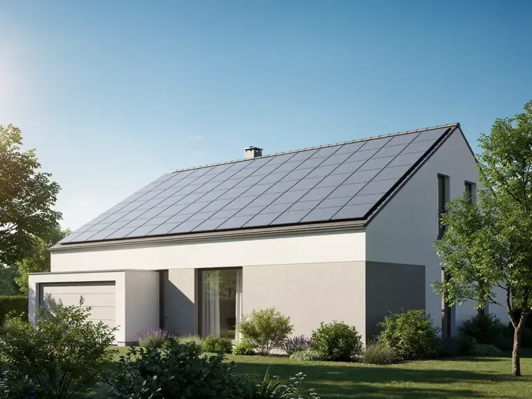 Solardach Design: Ästhetik und Funktionalität vereint Ästhetisches Solardach Design vereint Nachhaltigkeit und moderne Architektur in einem Haus