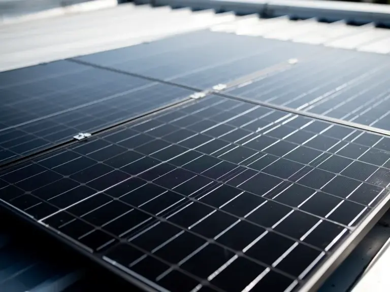 Illustration zum Thema Solarmodule Aufbau