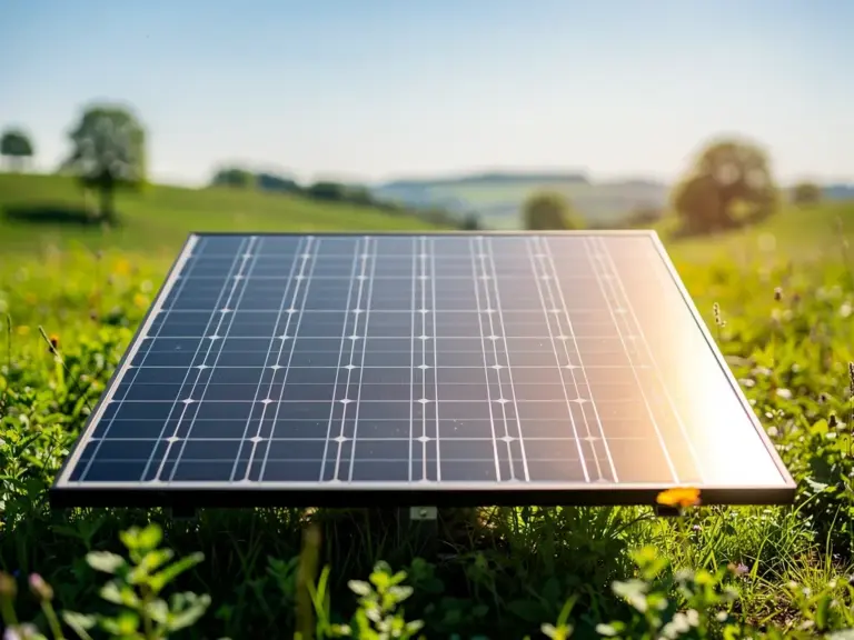 Definition der Solarstromanlage: Funktionsweise nachhaltiger Energie Grafik zur Funktionsweise einer Solarstromanlage zur nachhaltigen Energiegewinnung