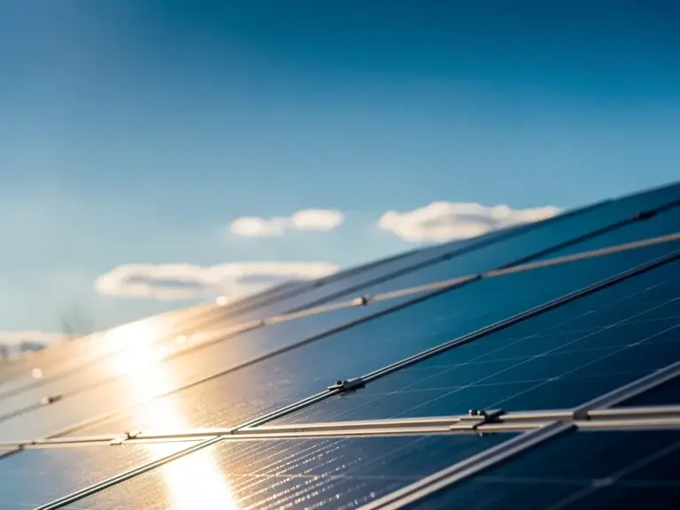 Solarstromanlage verstehen: Der Weg von der Sonne zur Steckdose Diagramm einer Solarstromanlage mit Solarmodulen und Wechselrichter zur Stromproduktion